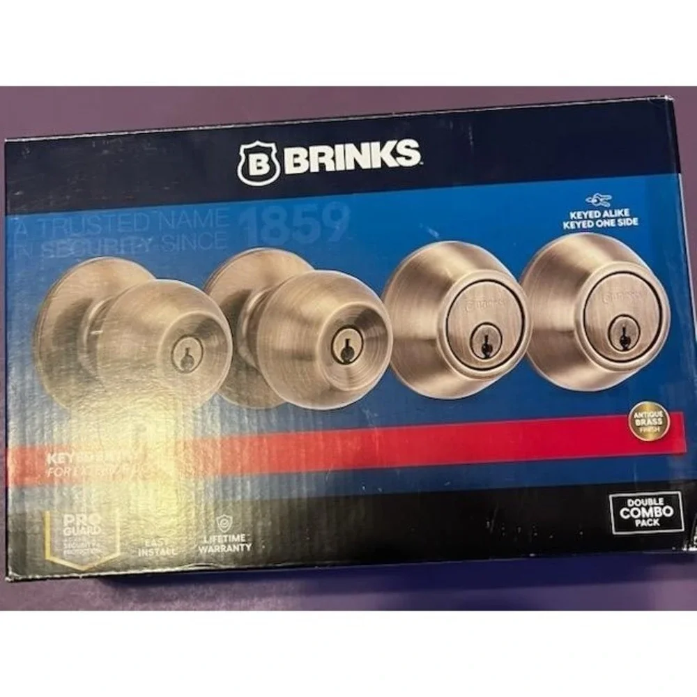 Brinks Keyed Entry And Deadbolt 4 Pack